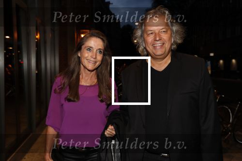 Amsterdam 10 september 2018
Feest Sjaak Swart in het nieuwe delamar theater. Yvonne v Gennip met vriend Jaap de Groot
