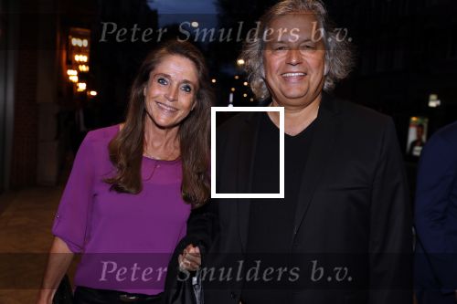 Amsterdam 10 september 2018
Feest Sjaak Swart in het nieuwe delamar theater. Yvonne v Gennip met vriend Jaap de Groot