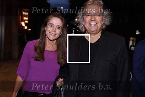 Amsterdam 10 september 2018
Feest Sjaak Swart in het nieuwe delamar theater. Yvonne v Gennip met vriend Jaap de Groot