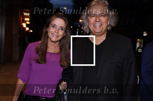 Amsterdam 10 september 2018
Feest Sjaak Swart in het nieuwe delamar theater. Yvonne v Gennip met vriend Jaap de Groot