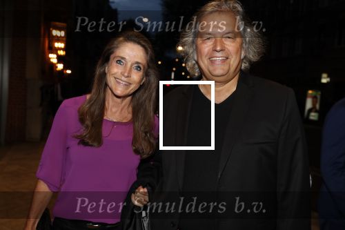 Amsterdam 10 september 2018
Feest Sjaak Swart in het nieuwe delamar theater. Yvonne v Gennip met vriend Jaap de Groot