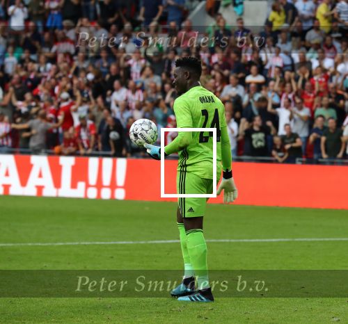 Eindhoven,22 September 2019 Kompetitiewedstrijd PSV-AJAX, eindstand 1-1
Andre Onana