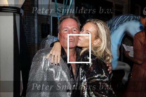 Amsterdam 21 september 2019
Trouwfeest Martijn en Deborah Krabbe bij Akhnaton . 
Andre v d Bogaert met een kennis