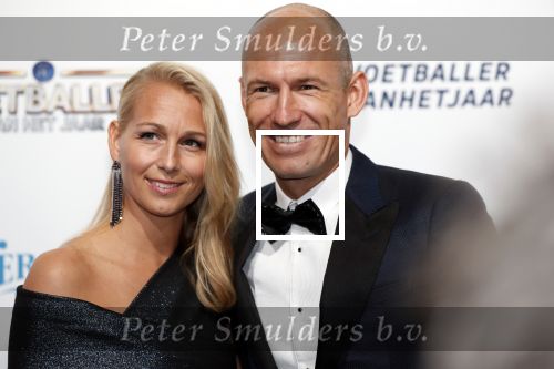 Hilversum 2 september 2019
Voetbalgala bij studio 21 .Arjen Robben met zijn vrouw Bernadien
