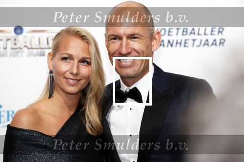 Hilversum 2 september 2019
Voetbalgala bij studio 21 .Arjen Robben met zijn vrouw Bernadien