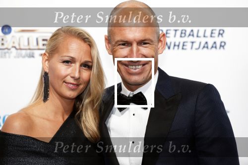 Hilversum 2 september 2019
Voetbalgala bij studio 21 .Arjen Robben met zijn vrouw Bernadien