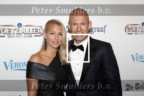 Hilversum 2 september 2019
Voetbalgala bij studio 21 .Arjen Robben met zijn vrouw Bernadien