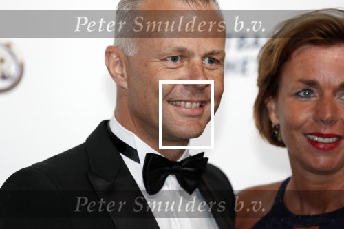 Hilversum 2 september 2019
Voetbalgala bij studio 21 . Bjorn Kuipers kwam met zijn vrouw