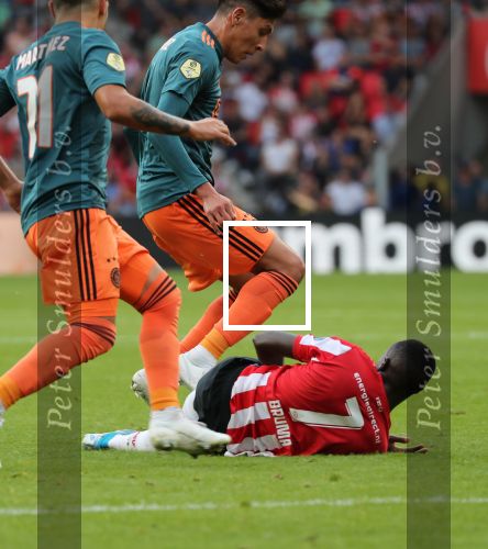 Eindhoven,22 September 2019 Kompetitiewedstrijd PSV-AJAX, eindstand 1-1
Bruma Edson Alvarez