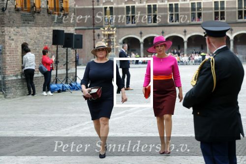 Den Haag 17 september 2019
Prinsjesdag 2019 op het binnenhof.
Carola Schouten en ........