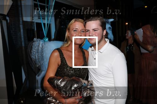 Amsterdam 21 september 2019
Trouwfeest Martijn en Deborah Krabbe bij Akhnaton . Celeste Verstraete met zoon