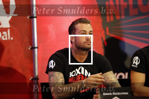Almere 26 september 2019
Presentatie influencer boxing avond in sportcentrum Almere.
Dave Roelvink is een van de deelnemers