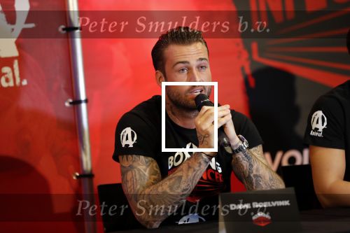 Almere 26 september 2019
Presentatie influencer boxing avond in sportcentrum Almere.
Dave Roelvink is een van de deelnemers