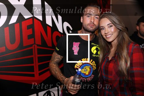 Almere 26 september 2019
Presentatie influencer boxing avond in sportcentrum Almere.
Dave Roelvink is een van de deelnemers. Dave met zijn vriendin Julia Mekkes