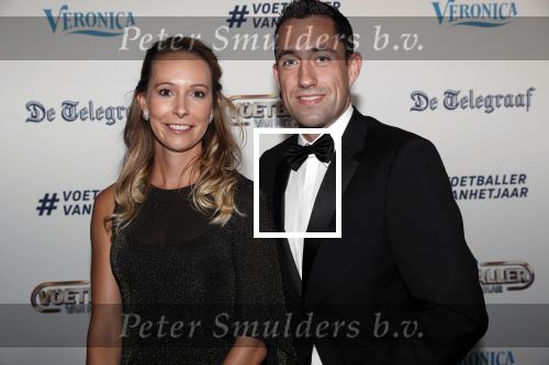 Hilversum 2 september 2019
Voetbalgala bij studio 21 . Dennis Higler met vrouw