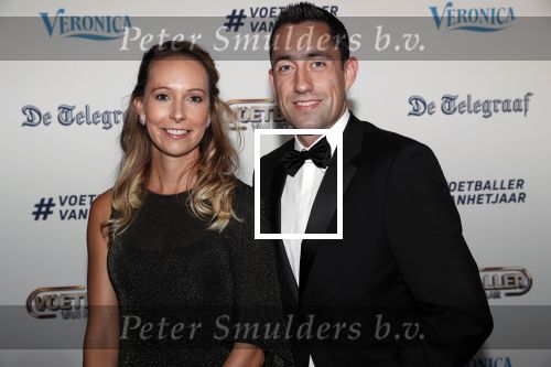 Hilversum 2 september 2019
Voetbalgala bij studio 21 . Dennis Higler met vrouw