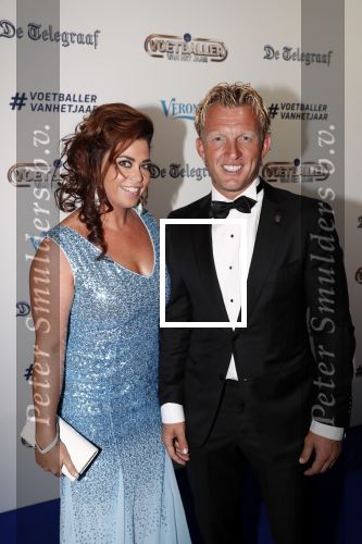 Hilversum 2 september 2019
Voetbalgala bij studio 21 . Dirk Kuyt kwam met zijn vrouw Gertrude