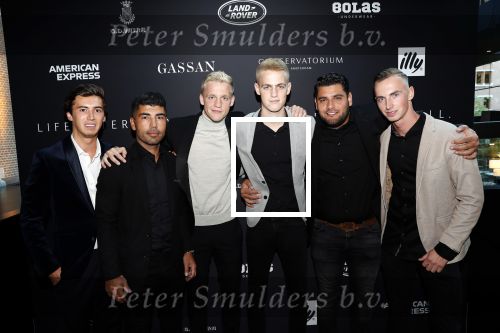 Amsterdam 4 september 2019
LAF Life after football event in het conservatorium hotel. Donny v d Beek met oa zijn broer en Nino Wilkes