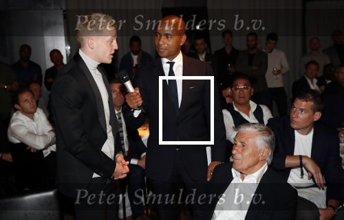 Amsterdam 4 september 2019
LAF Life after football event in het conservatorium hotel. Donny v d Beek met Sjaak Swart en Humberto tan