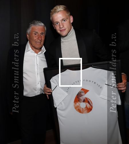 Amsterdam 4 september 2019
LAF Life after football event in het conservatorium hotel. Donny v d Beek en Sjaak Swart