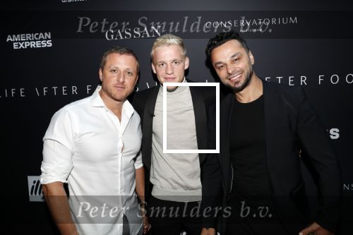 Amsterdam 4 september 2019
LAF Life after football event in het conservatorium hotel. Donny v d Beek met vrienden