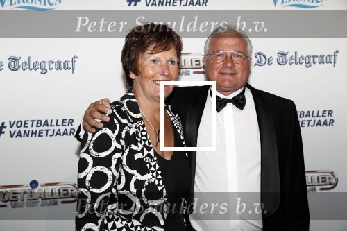 Hilversum 2 september 2019
Voetbalgala bij studio 21 . Edo Ophof met vrouw