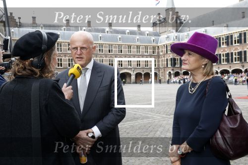 Den Haag 17 september 2019
Prinsjesdag 2019 op het binnenhof.
Ferdinand Grapperhaus met zijn vrouw