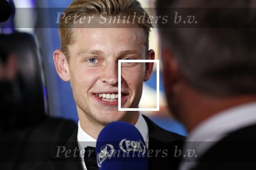 Hilversum 2 september 2019
Voetballer van het jaar verkiezing in studio 21. Frenkie de Jong