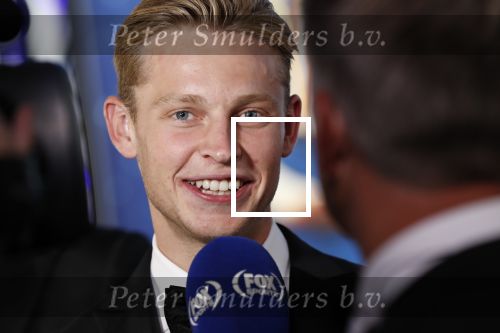 Hilversum 2 september 2019
Voetballer van het jaar verkiezing in studio 21. Frenkie de Jong