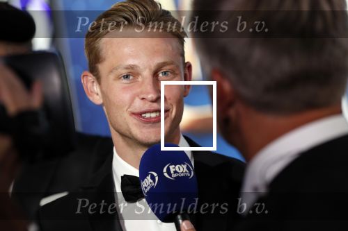 Hilversum 2 september 2019
Voetballer van het jaar verkiezing in studio 21. Frenkie de Jong
