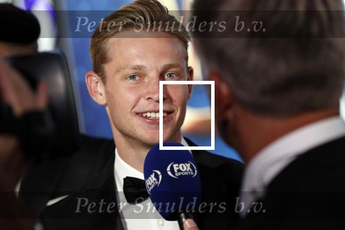 Hilversum 2 september 2019
Voetballer van het jaar verkiezing in studio 21. Frenkie de Jong