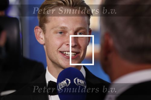 Hilversum 2 september 2019
Voetballer van het jaar verkiezing in studio 21. Frenkie de Jong