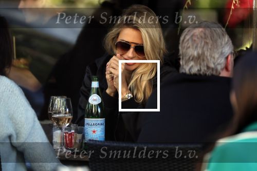 Amsterdam 21 september 2019
Gaby Blaaser op terras bij brasserie v dam