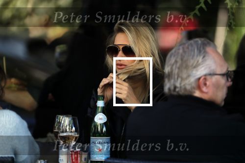 Amsterdam 21 september 2019
Gaby Blaaser op terras bij brasserie v dam
