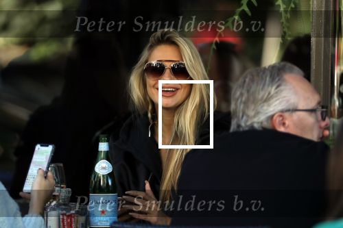 Amsterdam 21 september 2019
Gaby Blaaser op terras bij brasserie v dam