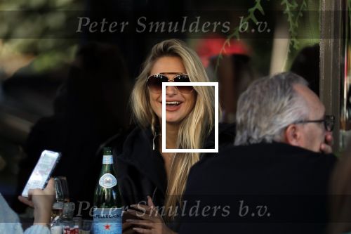 Amsterdam 21 september 2019
Gaby Blaaser op terras bij brasserie v dam