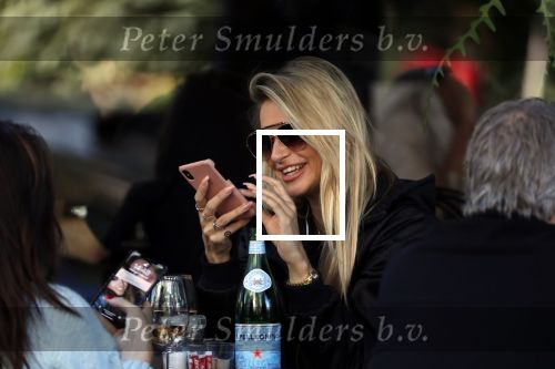 Amsterdam 21 september 2019
Gaby Blaaser op terras bij brasserie v dam