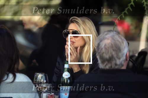 Amsterdam 21 september 2019
Gaby Blaaser op terras bij brasserie v dam