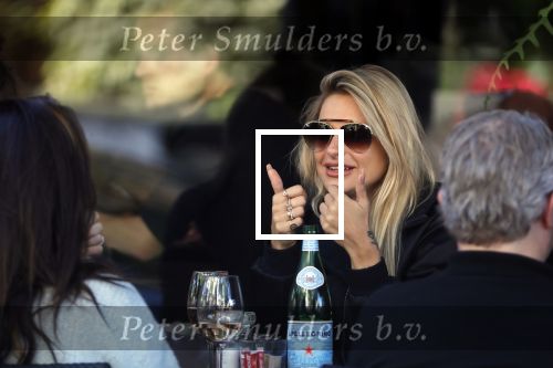 Amsterdam 21 september 2019
Gaby Blaaser op terras bij brasserie v dam