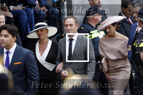 Den Haag 17 september 2019
Prinsjesdag 2019 op het binnenhof.
Geert Wilders arriveert samen met Fleur Agema