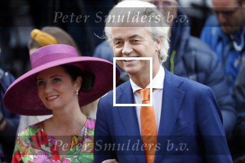 Den Haag 17 september 2019
Prinsjesdag 2019 op het binnenhof.
Geert Wilders arriveert samen met Fleur Agema