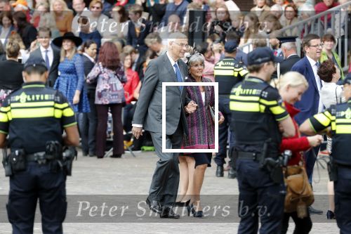 Den Haag 17 september 2019
Prinsjesdag 2019 op het binnenhof.
Hans v d Broek met zijn vrouw