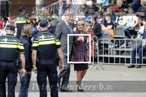 Den Haag 17 september 2019
Prinsjesdag 2019 op het binnenhof.
Hans v d Broek met zijn vrouw