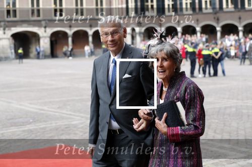 Den Haag 17 september 2019
Prinsjesdag 2019 op het binnenhof.
Hans v d Broek met zijn vrouw
