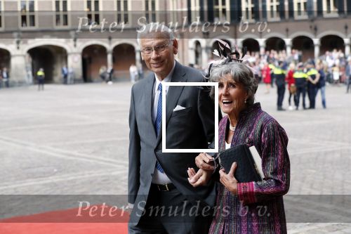 Den Haag 17 september 2019
Prinsjesdag 2019 op het binnenhof.
Hans v d Broek met zijn vrouw