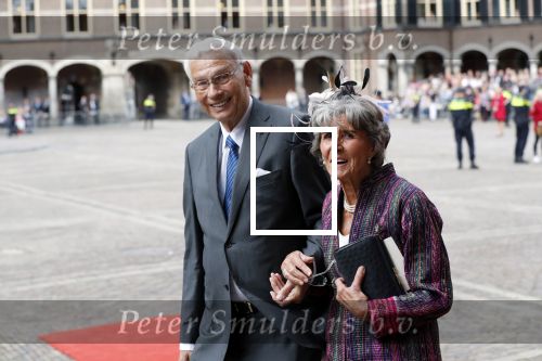 Den Haag 17 september 2019
Prinsjesdag 2019 op het binnenhof.
Hans v d Broek met zijn vrouw