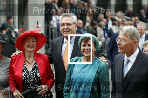 Den Haag 17 september 2019
Prinsjesdag 2019 op het binnenhof.
Henk Krol en Leonie Sazias