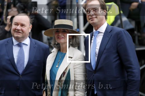Den Haag 17 september 2019
Prinsjesdag 2019 op het binnenhof.
Henk Otten, Dorien Rookmaker en Jeroen de Vries