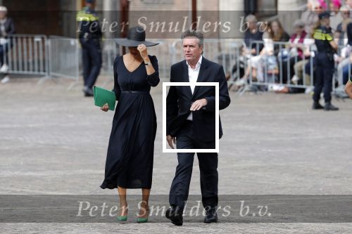 Den Haag 17 september 2019
Prinsjesdag 2019 op het binnenhof.
Henny Vrienten met zijn vrouw Gala Veldhoen