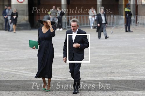 Den Haag 17 september 2019
Prinsjesdag 2019 op het binnenhof.
Henny Vrienten met zijn vrouw Gala Veldhoen
